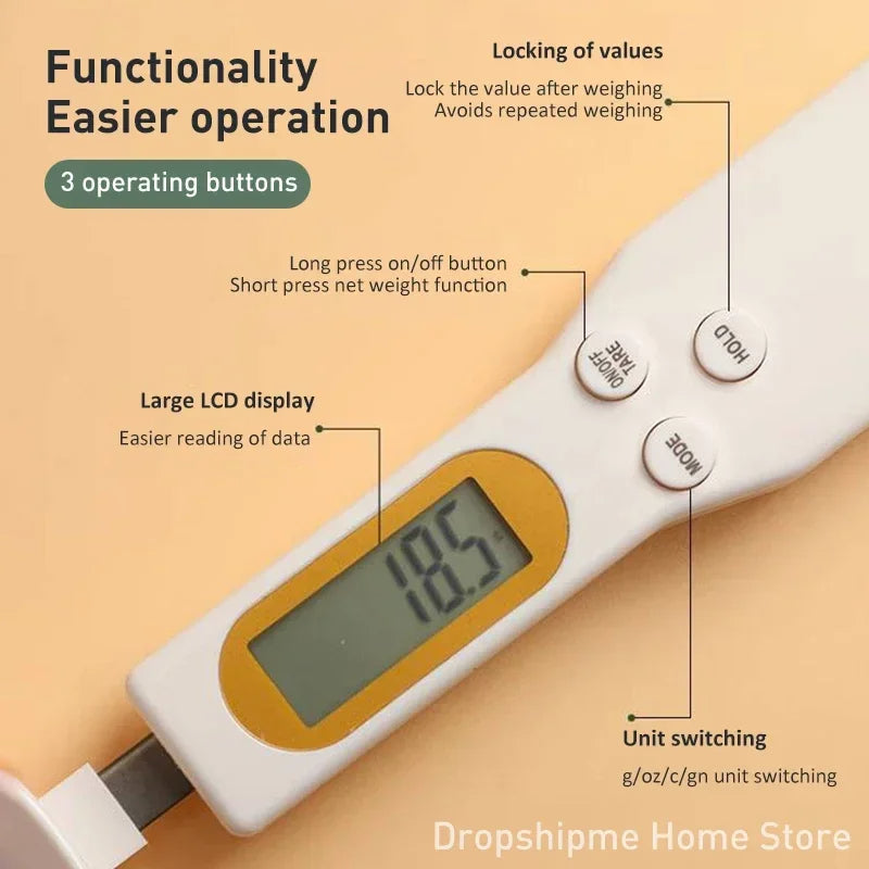 Digital Measuring Spoon Scale - Fusion Gadgets